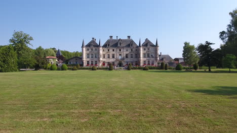 Schloss-Von-Monthairons-Durch-Drohne-Verdun-Lothringen-Frankreich